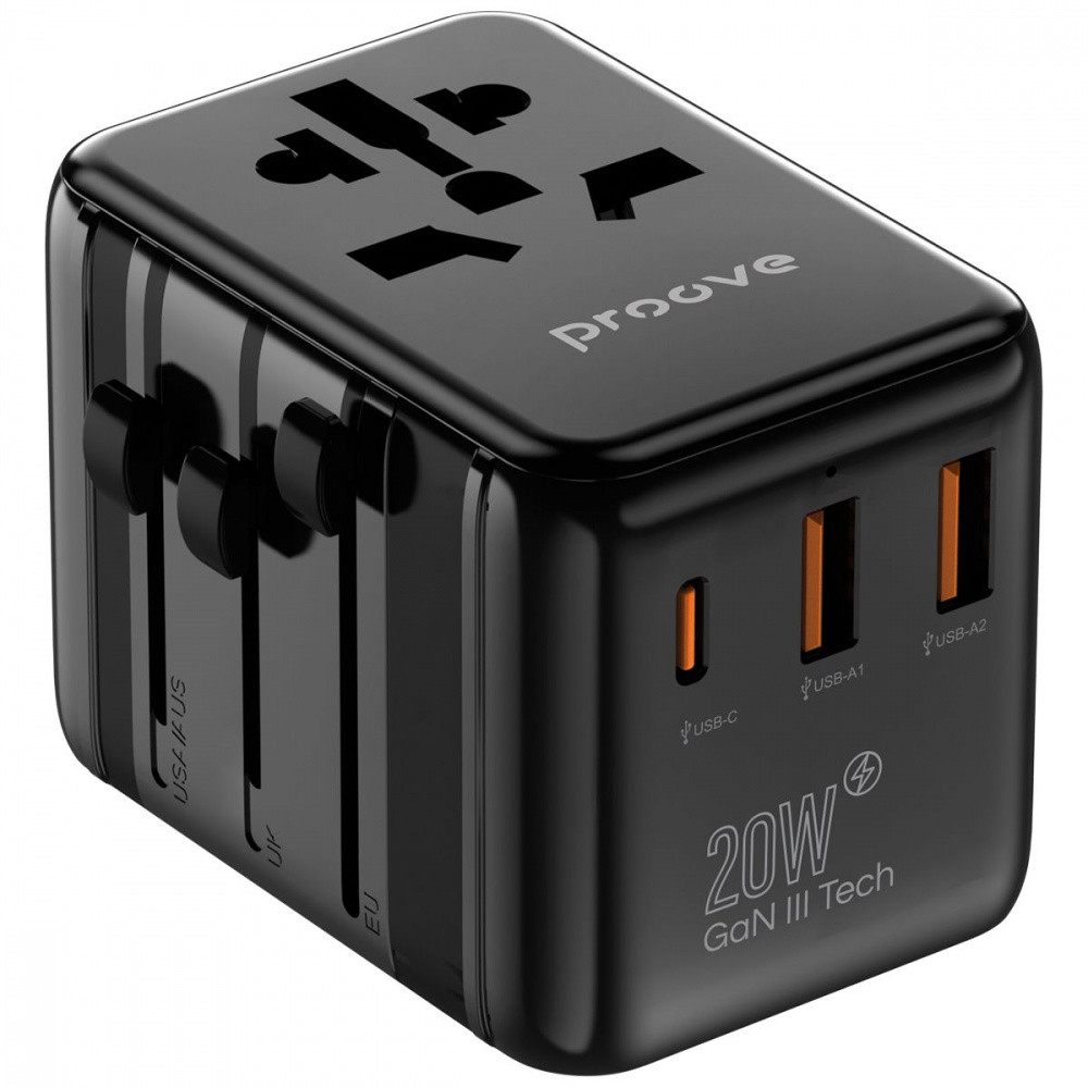 Універсальний мережевий зарядний пристрій блочок адаптер Proove Trip 20W для телефона, фото 1