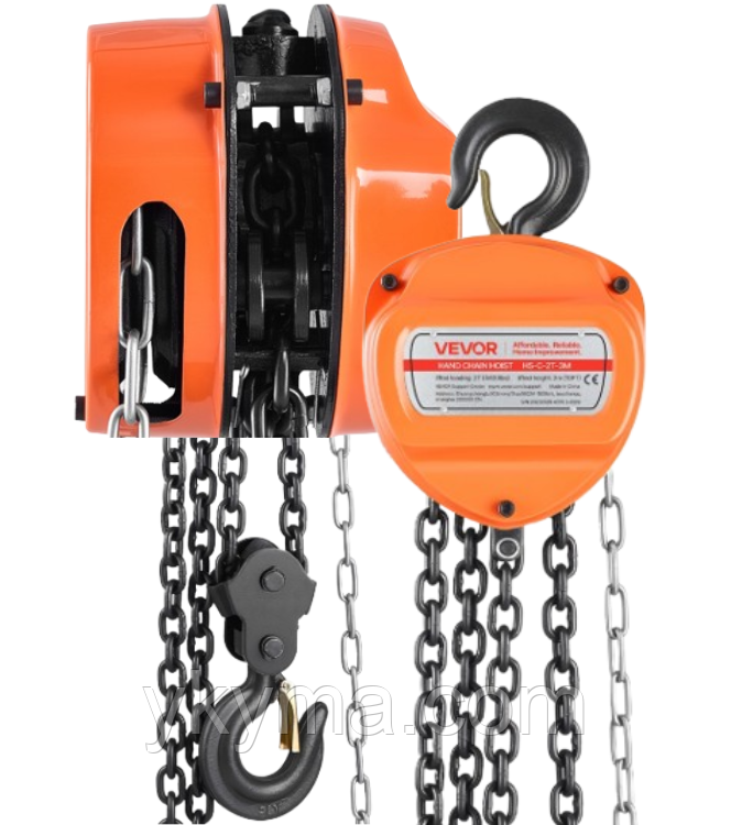 Ручна таль ланцюгова VEVOR (2Т, 3м), фото 1