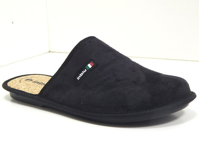 Кімнатні капці Inblu чоловічі — зручні та практичні колір чорний, фото 1