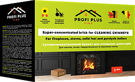 Суперконцентрований брикет для очищення димоходів, Profi Plus, Арт.68854