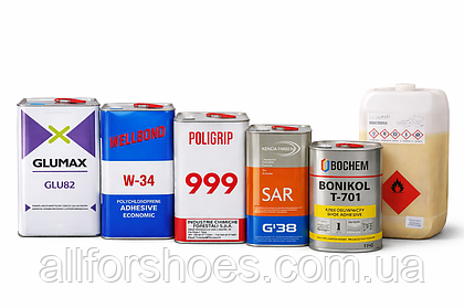 Професійні клеї для шкіри, авто, взуття та виробництва