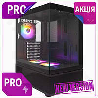 CI Корпус 1stPlayer Midi Tower Top Quality чорний з ARGB під ATX Micro ATX Mini ITX комп'ютерний корпу CI2-888