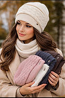 Оптом : Двойні шапки  для жінок і молоді