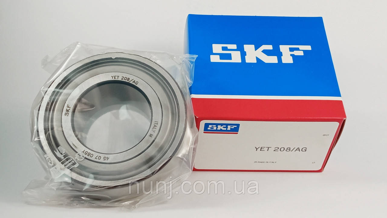 Підшипник YET-208/AG SKF розміри: 40*80*43 самоустановлюваний типу SA, фото 1
