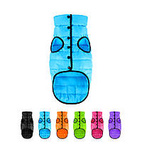 Курточка для собак AiryVest ONE, размер S 30 голубой yX.