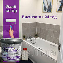 Фарба для ванн Жовта Art Craft 1.4 кг епоксидна емаль "Сонячний ранок" комплект з колером купити, фото 4