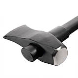 Колун кований, 2500 г, ручка з фібергласу INTERTOOL HT-0273, фото 4