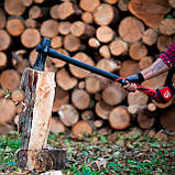 Колун кований, 2500 г, ручка з фібергласу INTERTOOL HT-0273, фото 9