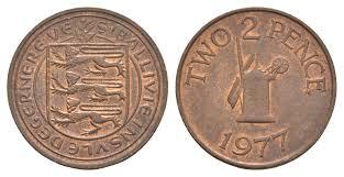 Гернсі 2 нових пенси 1977,79 вітряний млин