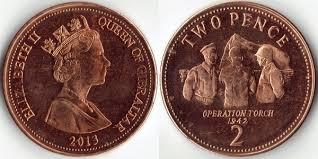 2 пенса 2013, Гібралтар