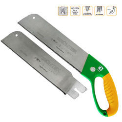 Gruntek Piranha Ножівка японського типу з 2 полотнами для грубого (8 зубів) та чистого різу (13 зубів)