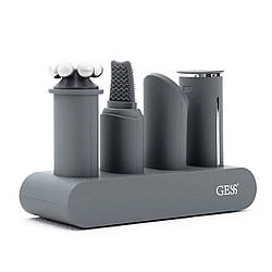 Масажер для обличчя GESS 5 в 1 - ультразвукове очищення, мікроструми, RF ліфтинг, омолодження шкіри