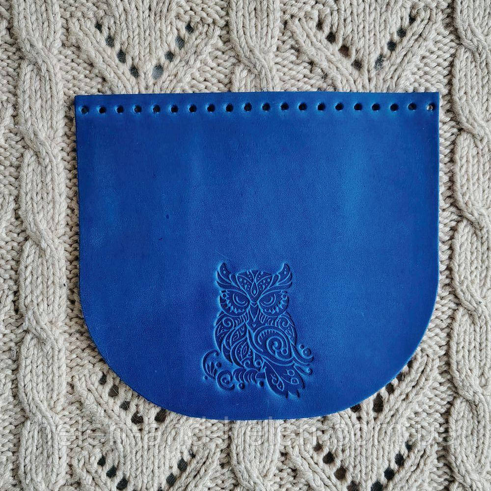 Клапан для сумки "Пугач". Волошка, фото 1