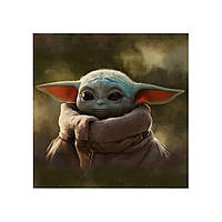 Постер на ПВХ "Yoda Grogu Portrait" UkrPoster 2200550041 без рамки, 50х50 см Vmarket