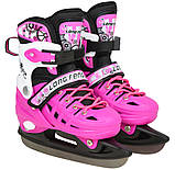 Набір Combo 2in1 Ice S (31-34), ролики для дітей з регулюванням розміру, роликові ковзани, трансформери, фото 8