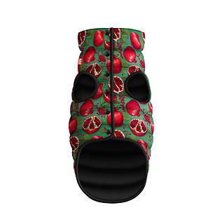 Курточка для собак WAUDOG Clothes, рисунок "Гранаты", M45, В 61-65 см, С 38-42 см tQ.