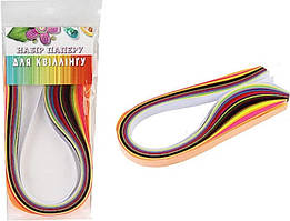 Папір для квілінгу 5мм*390мм 24кольори Мандарин QP-390X5