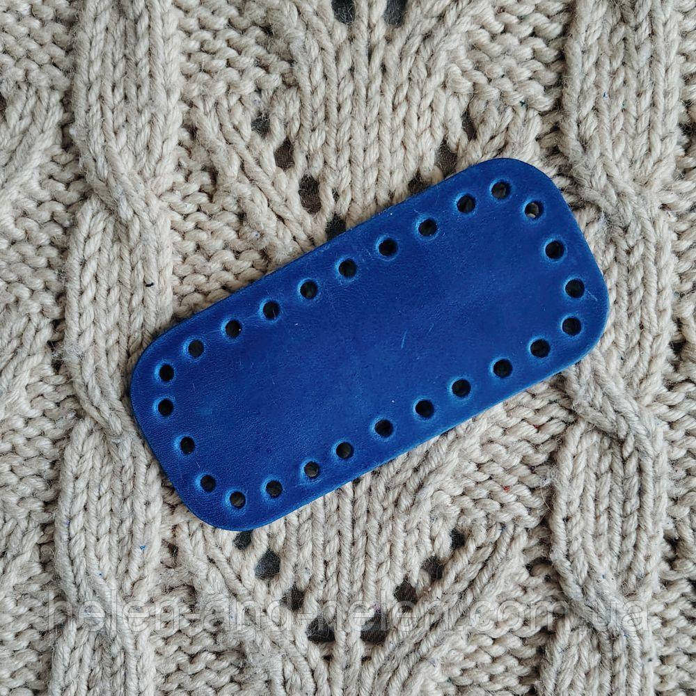 Денце для в'язаних міні сумочок. Колір «Волошка», фото 1