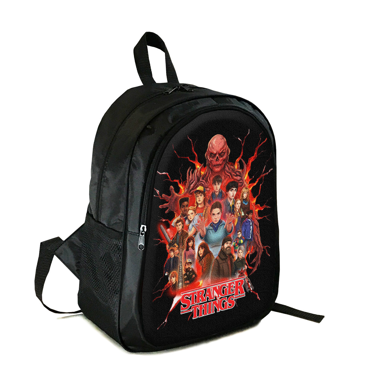 Рюкзак підлітковий/шкільний 38×28 см з принтом Дуже дивні справи / Stranger Things на два відділення для хлопчика, дівчин (4418), фото 1