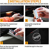 KMH Ghost Shadow Light Світлодіодний проєктор Сумісний з M Sports | Попередження про зіткнення ззаду | 3D Welome Sensor, фото 7