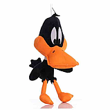 М'яка іграшка чорна качка 20 см для дітей і малюків плюшева іграшка для подарунка та ігор, фото 3