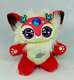 Magic іграшка червона м'яка іграшка з очима 15 см оригінальний пухнастик для колекції та подарунка, фото 3