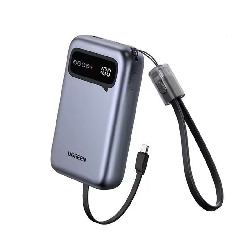Повербанк Ugreen PB525 with Built-in Cable 20000 mAh 22.5W, фото 1