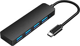 Концентратор Type C - USB 3.0 4-портовий
