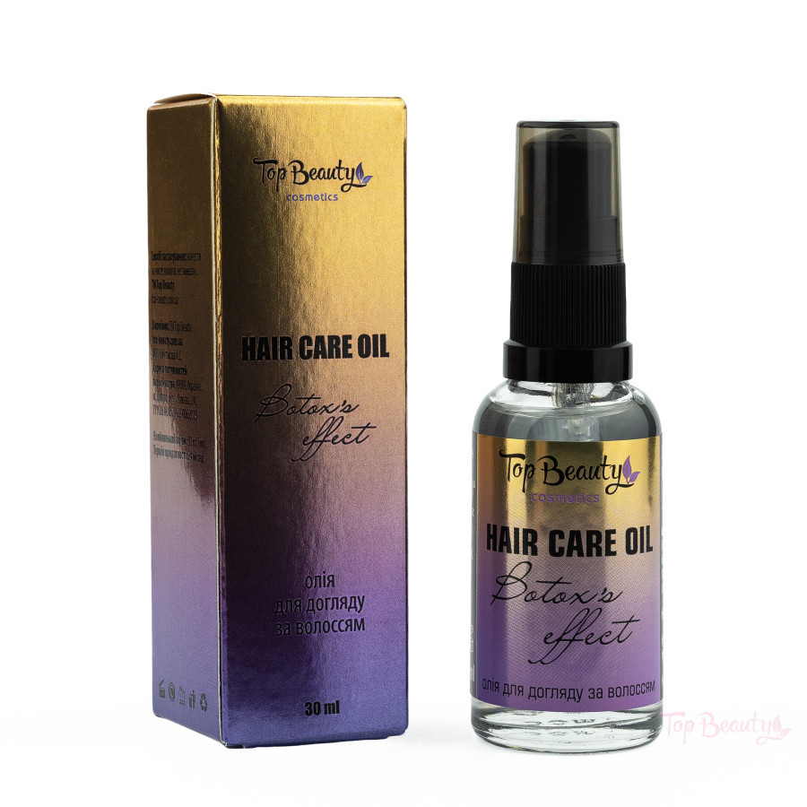 Олія суха для догляду за волоссям для кінчиків "Botox's effect" Топ Бьюті Top Beauty, 30 мл, фото 1