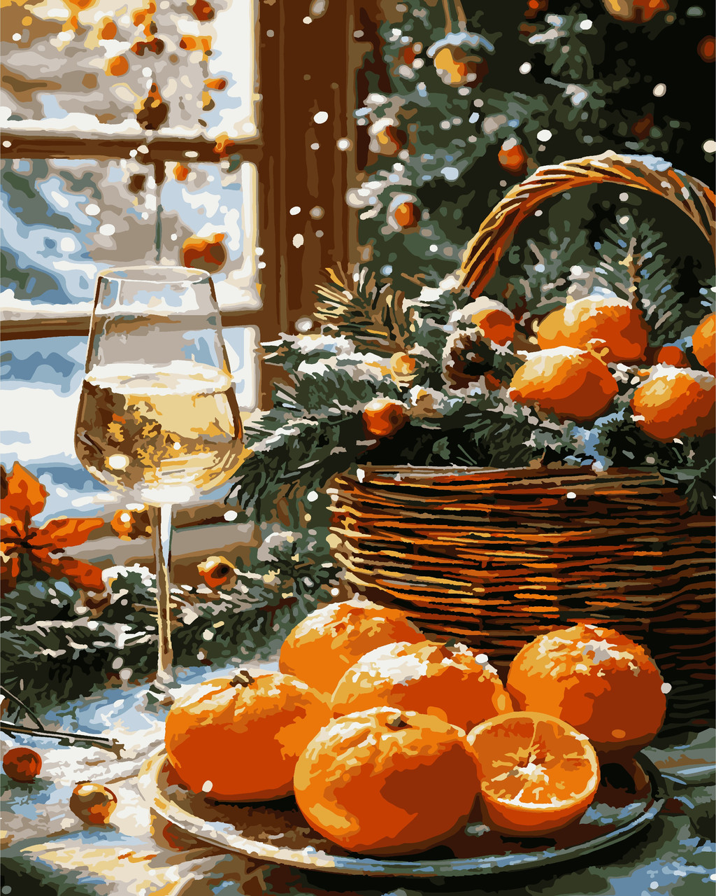 Картини за номерами "Різдвяний настрій" 50*60 см