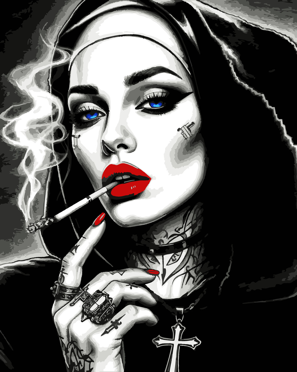 Картини за номерами "Черниця" 40*50 см