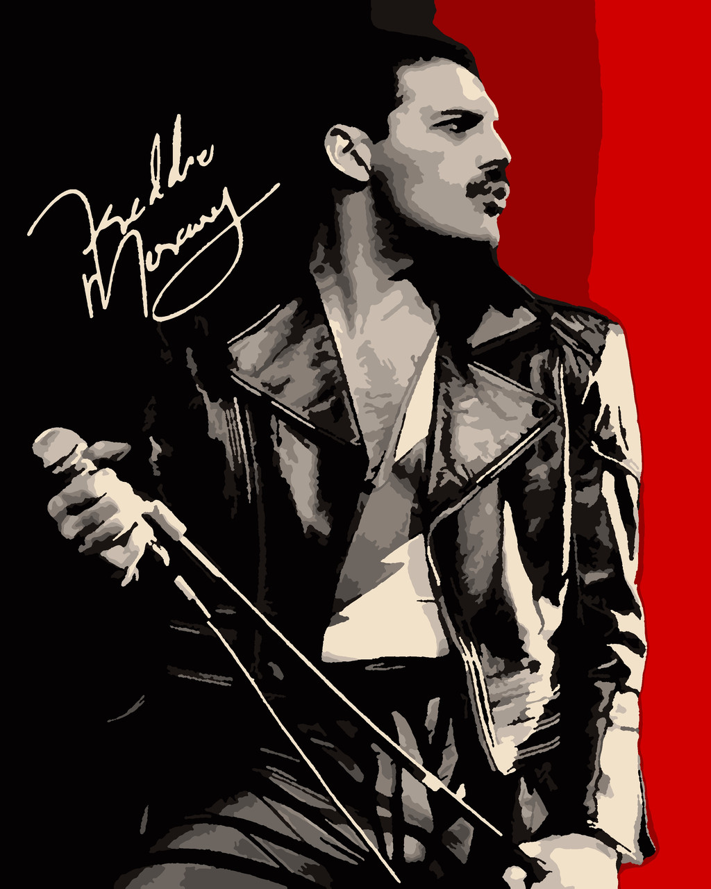 Картини за номерами "Фредді Мерк'юрі" 50*60 см