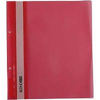 Швидкозшивач А5 з перфорацією червоний Economix, 3150603