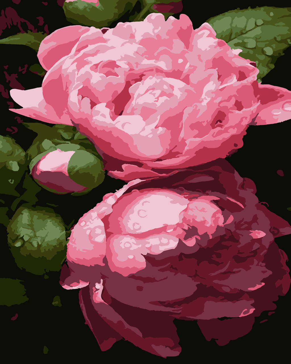 Картини за номерами "Ніжне квітіння" 50*60 см