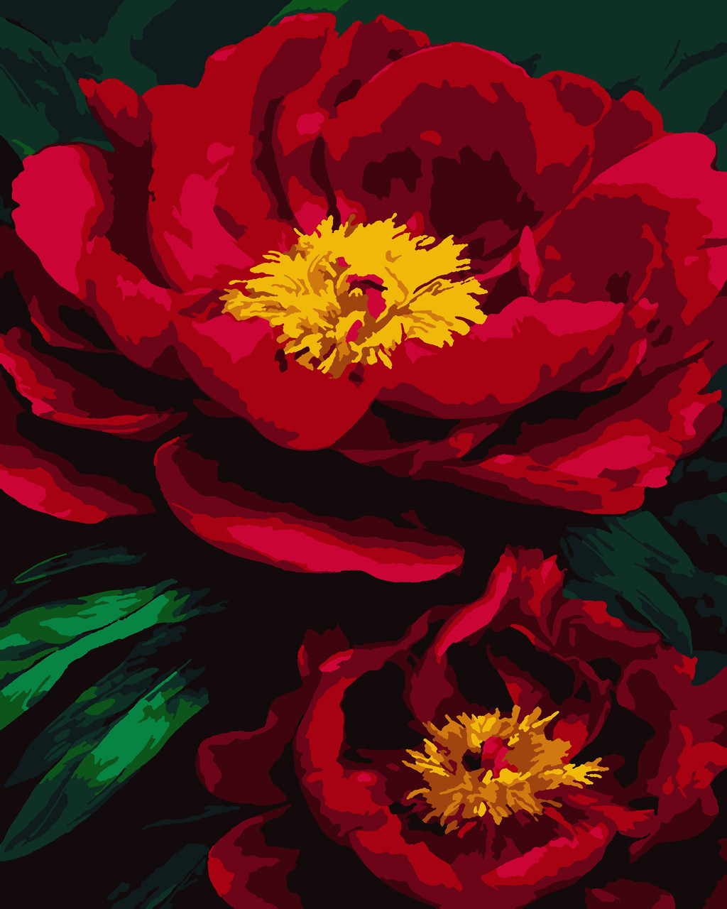 Картини за номерами "Оксамитова розкіш" 50*60 см