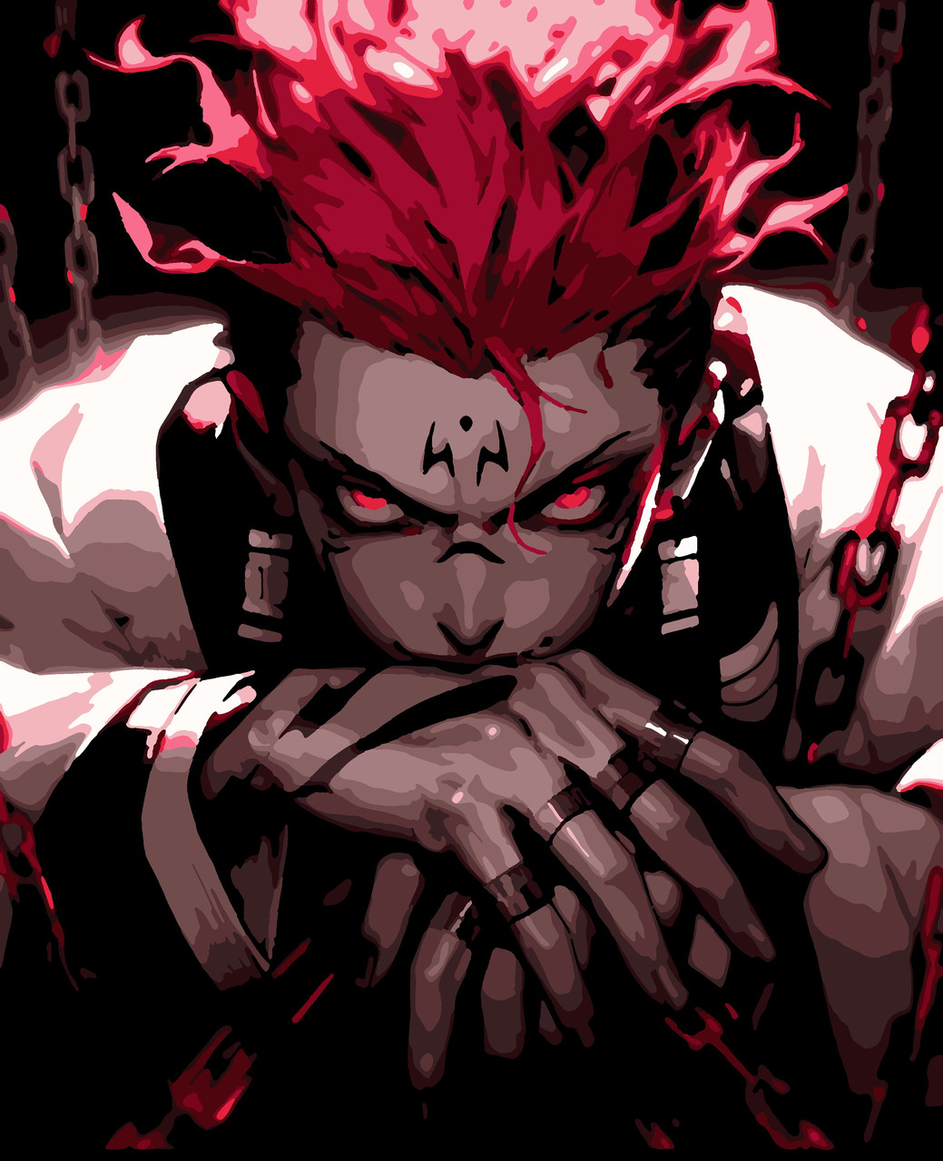 Картини за номерами "Магічна Битва Сукуна" 50*60 см