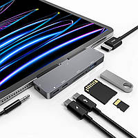 Концентратор USB C Hub 7 in 1 для iPad Pro