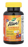 Вітаміни для дітей від 2 років Nature's  Way Alive!® Kids Chewable Multivitamin 120 tabs Orange and Berry, фото 2