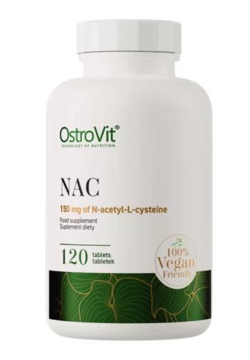 Харчова добавка OstroVit NAC VEGE 120 таблеток, фото 1