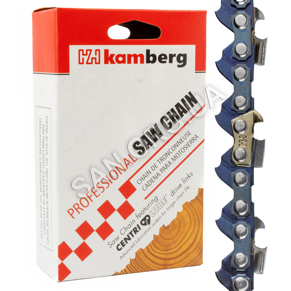 Ланцюг Kamberg 64 ланки крок 325 паз 1,5 мм Суперзуб для Твердих порід (картон), фото 1
