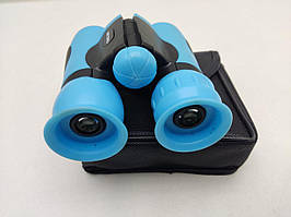 Дитячий бінокль let's go синій в чохлі