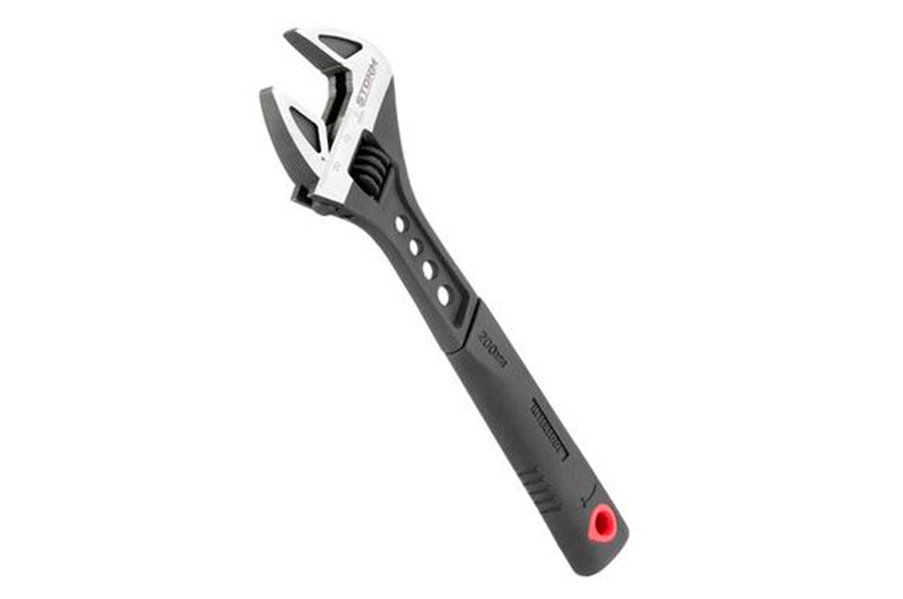Ключ розвідний Intertool 200 мм (0-28.6 мм) Storm (XT-0075), фото 1