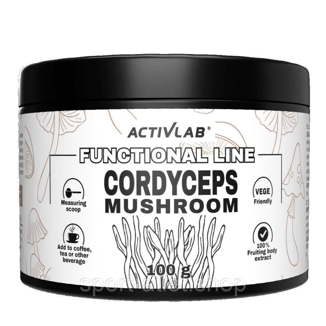 Екстракт гриба китайського кордицепса ActivLab Cordyceps Mushroom, 100 грам, фото 1