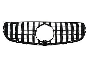 Решітка радіатора Dark Chrome GT на мерседес GLC-клас X253 2015-2019 року, фото 1