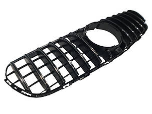 Решітка радіатора Dark Chrome GT на мерседес GLC-клас X253 2015-2019 року, фото 2