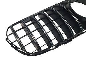 Решітка радіатора Dark Chrome GT на мерседес GLC-клас X253 2015-2019 року, фото 3