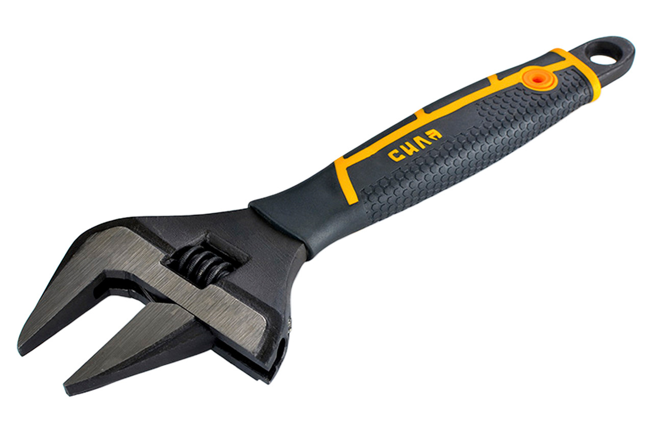 Ключ розвідний Сила – 255мм (0-50мм) тонкі губки (310666), фото 1