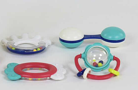 Набор погремушек для детей Baby Toys 5 штук SL 84846
