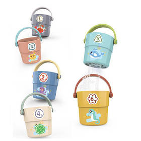 Іграшка для ванни "6 відерець з отворами" 666-02