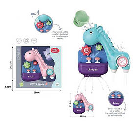 Гра для ванної Y 8606 (48/2) "Жирафік", 2 кольори, лійка, в коробці